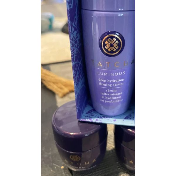 TATCHA LUMINOUS DEEP HYDRATION FIRMING SERUM 1oz 1 Indigo Smoothing Rice Powder