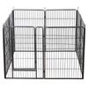 Custimzable Exercise Fence Metal Dog Playpen 40" 8 Panel Multiple Shape For Pet