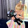 FLUFFAROO Sugar Skull Teddy Bear (Mirage Black)
