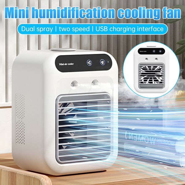 Mini Fan Air Conditioner Humidifier Cooling Fan Hydro Coolant Fan Air Portable