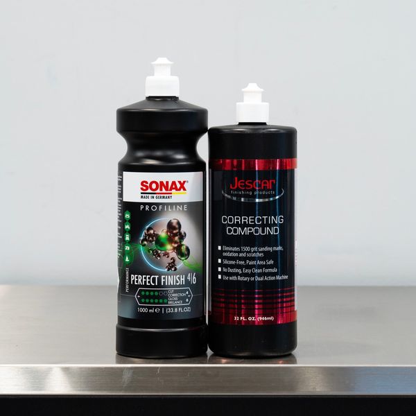Sonax Perfect Finish Polish & Jescar Correcting Compound 32oz Combo Kit 