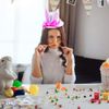 PMU Plush Bunny Top Hat Headband Pkg/1