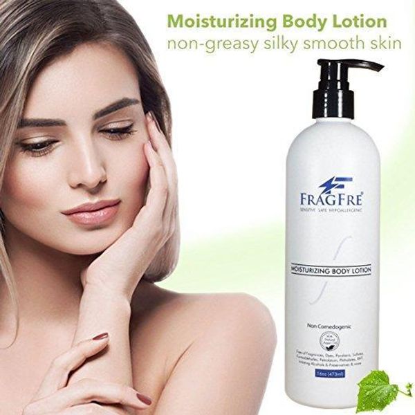 FRAGFRE Moisturizer for Sensitive Skin - Parabens Free Hypoallergenic Sensitive