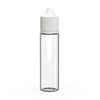 CHUBBY GORILLA 60ML V3 AUTHENTIC PET Bottles (5pack) CLEAR BOTTLE/WHITE LID
