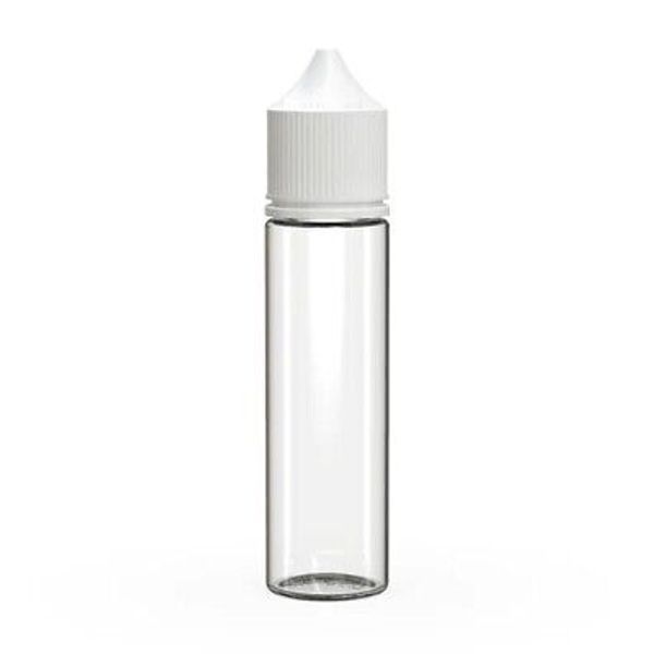 CHUBBY GORILLA 60ML V3 AUTHENTIC PET Bottles (5pack) CLEAR BOTTLE/WHITE LID
