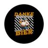 Bierbauch Lustiger Spruch Danke es wird ein Bier PopSockets mit austauschbarem PopGrip