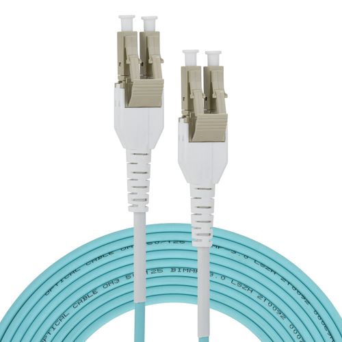 [LCYOUTH] OM3 Multimode Duplex LC/LC Connector 10Gb 40Gb Fiber Optic Cable 50/125μm 3.0mm (Blue (OM3), 1M)