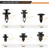 Versatile 200 PCS Auto Body Retainer Clips Kit - Six Sizes for Multiple Vehicles