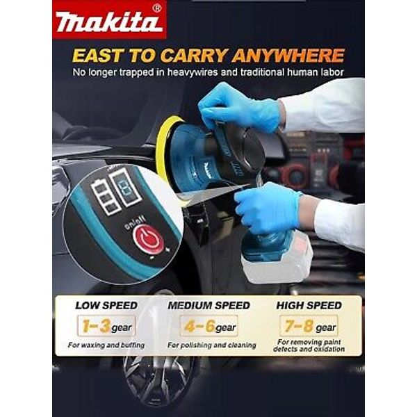 Cordless Car Buffer Polisher  Makita