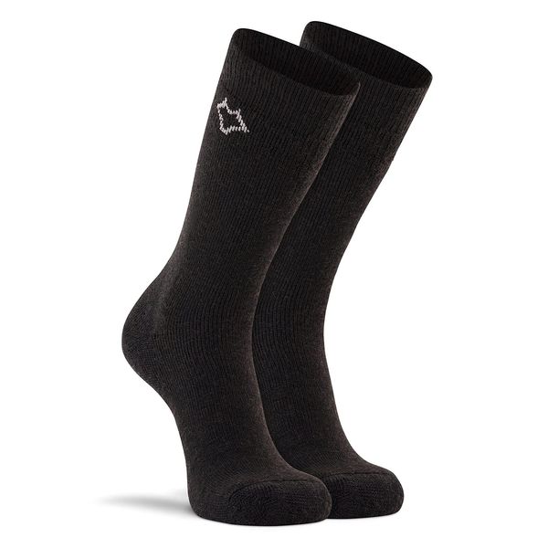 Fox River Wick Dry Tramper Medium-Weight Outdoor Crew Socks, Black