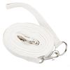 Hy Draw Reins with Clips - White