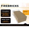 GIRtech Insa-4 Durable Insulating Fireclay Chamotte Fire Bricks 2500F Pack of 4