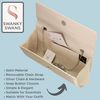 SwankySwans Women's Daphne Clutch Bag, Ivory