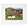 'Nag, Nag, Nag' Mounted Print by Thomas Joseph - Sheep Art