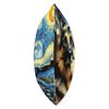 German Shepherd Van Gogh Starry Night Graphic Dog Throw Pillow