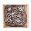 Pack of 8 Metal Heart Decorations