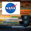 Spiffing Prints NASA - Logo - Art Print - Small - Archival Matte - Framed
