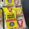 12 Traps VICTOR Easy Set Mouse Trap Catch Mice Wood Base - New