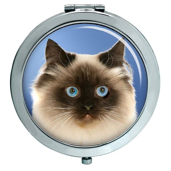 Birman Cat Compact Mirror