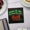 Shopagift Ham It Up, Cheese It Out, Bread it Down Sandwich 2 Pack Coasters - 9cm x 9cm