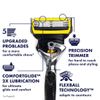 Gillette ProGlide Shield Razor for Men, 1 Gillette Razor, 4 Razor Blade Refills, Shields Against Skin Irritation