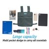 Universal 5-Pocket 11" X 11" Walker Side Pouch (Gray)
