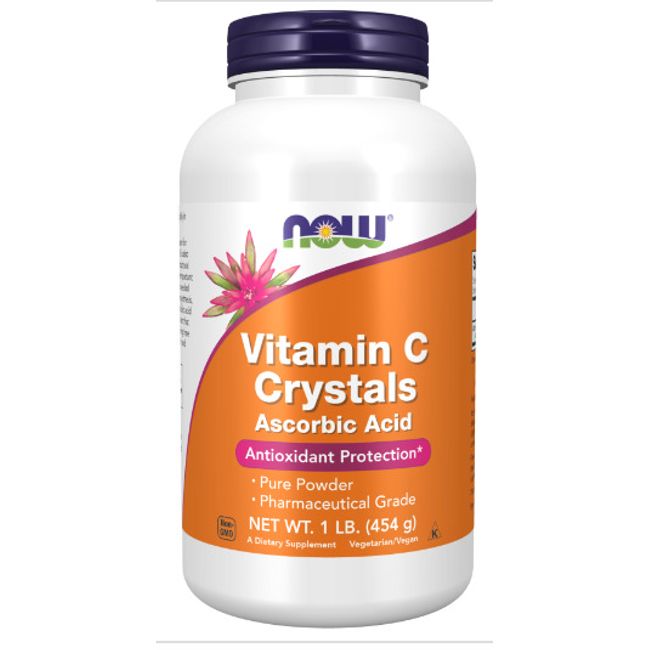 Now Foods Vitamin C Crystals Ascorbic Acid, 16 oz.