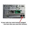 Aftermarket Stereo Factory Radio Amp Amplifier interface Wire Harness Cable Plug