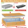 Under Bed Storage With Lids 2 Pack Large Underbed Storage Containers Clothes ...