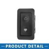 A ABSOPRO 6 Pin Car Door Window Power Electric Control Switch Plastic Black