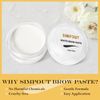 Simpout White Brow Contour Paste, Eyebrow Mapping Paste for Eyebrows Design, Draw or Sketch The Shape, Eyebrow Tinting Tool for Micropigmentation