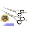 SAND FINISHED GERMAN PROFESSIONAL BARBER SCISSORS SHEARS 2PC SIZE 6.5" & 6"