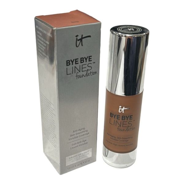 DISCONTINUED NIB IT COSMETICS BYE BYE LINES FOUNDATION 1.0 OZ - DEEP