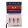 Roland 3-Pack Type Replacement Cemented Carbide Blade Set 45 Degree