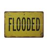 Flooded metal tin sign modern art prints