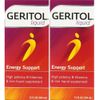 Geritol Liquid Energy Support High Potency B-Vitamins & Iron Supplement 12 Fl Oz