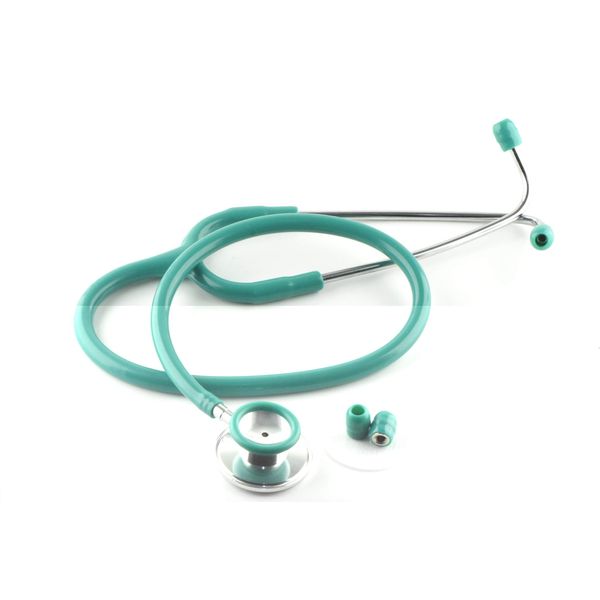 Optimum Dual Head Stethoscope for Medical EMT Nurse Doctor Vet Student Green