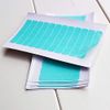 Hair Extension Tape Tabs 72pcs Double Sided Adhesive for Hair Weft Replacement 4 x 0.8cm Blue