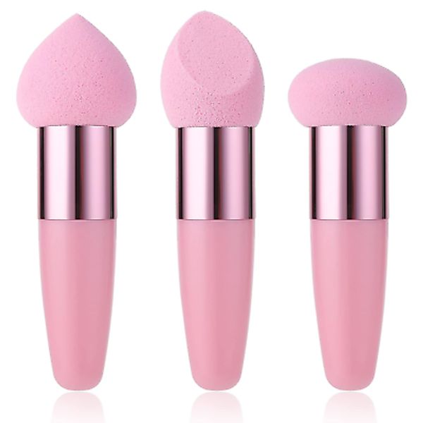 3 PCS Makeup Sponges Foundation Beauty Blender Blending Wet and Dry Make up Appl