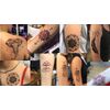 2 Sheets Elephant Tattoo Stencil Mandala Tattoo Template