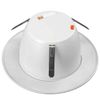 CE 6 in. Deep Baffle Adjustable CCT LED Recessed Light Trim Wet Rated Dimmable
