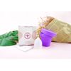 K-Flow Menstrual Cup (White&Purple,Large)