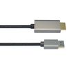 Levitantes DisplayPort-Stecker auf HDMI-Stecker.