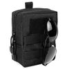 IronSeals 2 Pack Molle Pouches, Tactical Compact Pack Water-Resistant Utility EDC Pouch with US Flag Patch