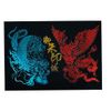 Kochi Binding Double-Sided Goshuin Book, Four Gods, Black, Bellows Type, Extra Large Horizontal Type, Torinoko Paper