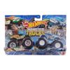 Hot Wheels Monster Trucks Smash Squatch vs 32 Degrees Demolition Doubles