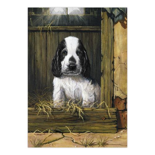 Royal & Langnickel 11 x 15 inch Spaniel Puppy Pre-Printed Paint by Number Painting Set