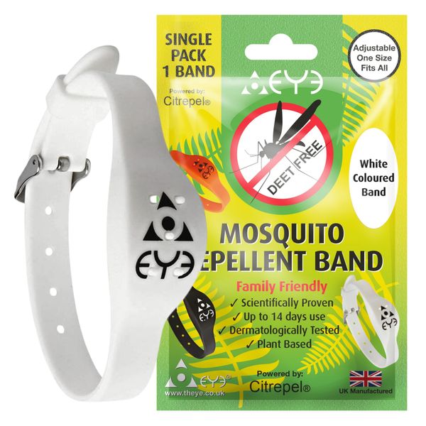 THEYE Mosquito Repellent Bracelet - Anti Mosquito Bracelet for Adults, Children, Kids - 100% Natural, Deet Free Mosquito Repellent Bands - Provides Up to 2 Weeks Protection - Adjustable Wristband