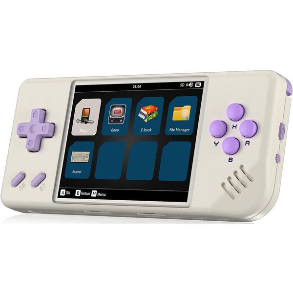 RG28XX Retro Handheld Game Console,2.83 Inch IPS Screen 3100mAH Battery Linux System, Built-in 64+128G TF Card 10000+ Games. Support Multimedia Application & HDMI TV Output