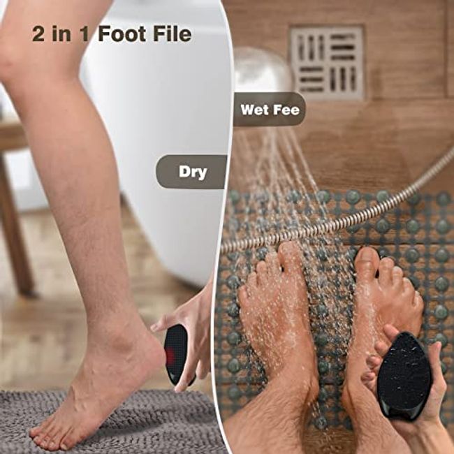 Pedicure Rasp Foot File Callus Remover Hard Dead Dry Skin Rough Heel Tool  Black